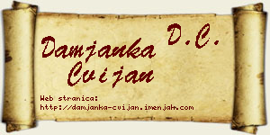 Damjanka Cvijan vizit kartica